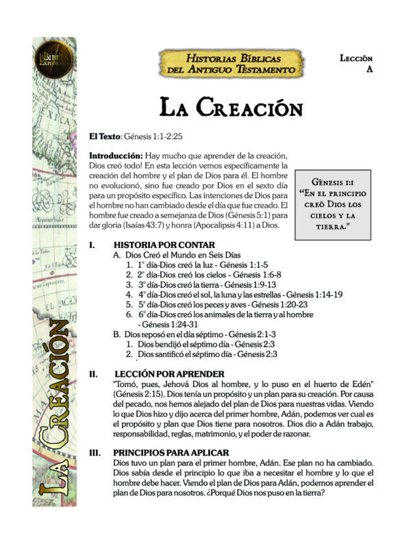 Bible Explored Curriculum – OT Bible Stories Vol. 1 (SPANISH) - Image 3