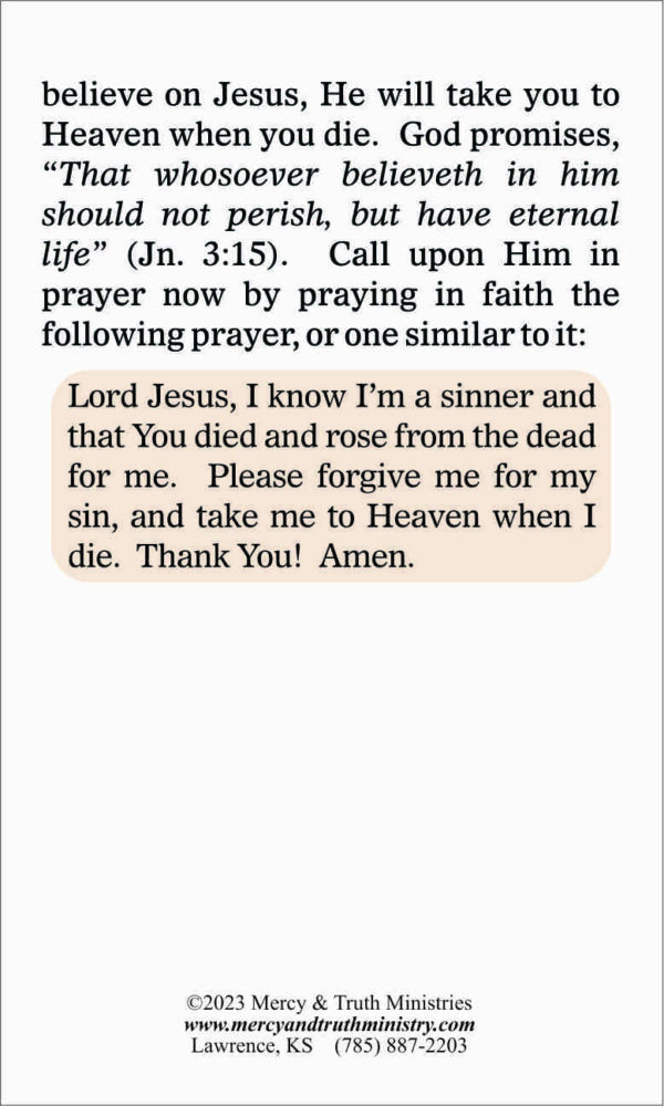 01 You Are So Loved (gospel tract) - Image 3