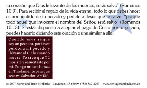 Thank You (SPANISH GOSPEL TRACT) - Image 4